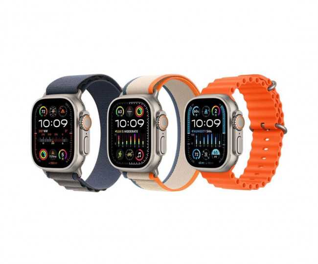 Apple Watch Ultra 2 GPS + Cellular 49mm Titanium Case with Blue Alpine Loop - L (MREQ3) б/у